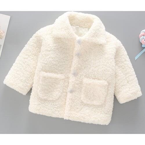 Baby Girls Coat Winter Coats Jackets Kids Casual Thick Children Girls Cardigan Plus Velvet Outerwear Jackets For Girls 2021 New