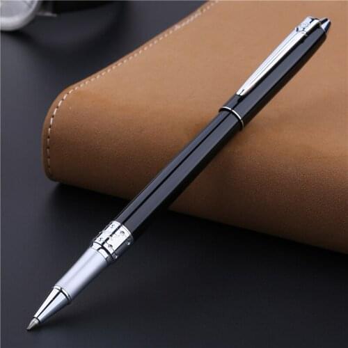 Picasso 605 Rollerball Pens with 0.7mm Nib Black and Silver Clip Ballpoint Pen Hot Sale