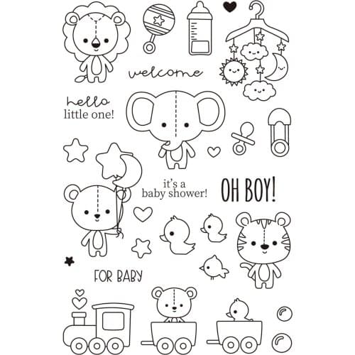 Transparent metal Clear stamp and cutting dies DIY Silicone Seals Scrapbooking /Card Making/Photo Album Decoration