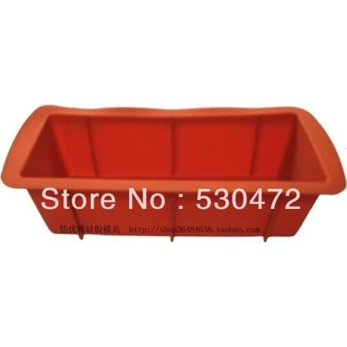 Single hole Rectangle silicone Cake Mold soap /Toast mould 1000ML kitchen tools