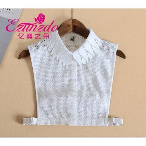 Detachable Elastic Collar Tie Women Sweet Doll False Women Girls Doll Detachable Fake Collar Ruffles Lapel Shawl Shoulder Wrap