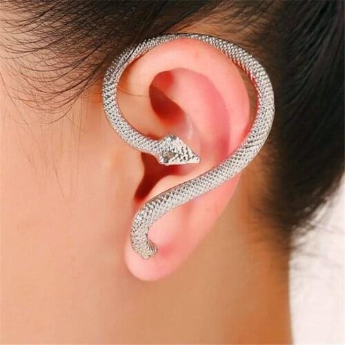 Europe and the United States new earrings snake female fashion party holiday personality earrings earrings single ear clip