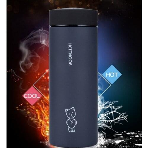 1PC 350ML 500ML New Fashion Vacuum Flasks & Thermoses Water Bottle Thermos Stainless Steel Vacuum Cup Bottle Straight Cups 1474