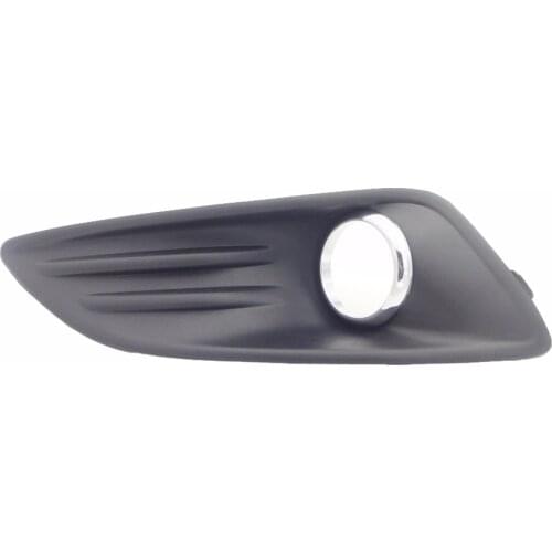 1Pcs Right Side Front Bumper Fog Light Hood Bezel Trim Skin Line For Ford Fiesta 2013-2015
