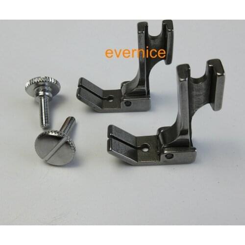 2 Pieces hinged Double Even Toe Presser Foot For Juki Ddl-5550 8500 8700 9000