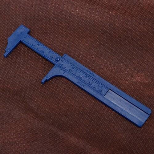 80mm 3 Inch Mini Plastic Sliding Vernier Caliper Gauge Measuring Tool Home Outdoor Used Mini Portable Ruler