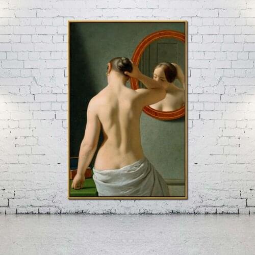 Artcozy Oil Canvas Painting nowy rok stara ja For Home Decoration Wall Art