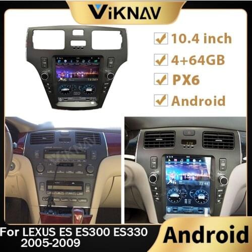Car Radio multimedia stereo player For Lexus ES es300 es330 2005-2009 car video HD touch screen DVD player Android GPS navi