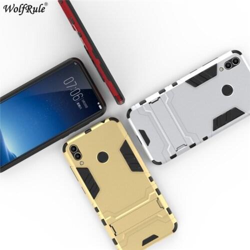 For Cover Huawei Honor 8C 8X 8 Case TPU & PC Holder Bumper Protective Back Phone Case For Huawei Honor 8 8X 8C Cover Funda
