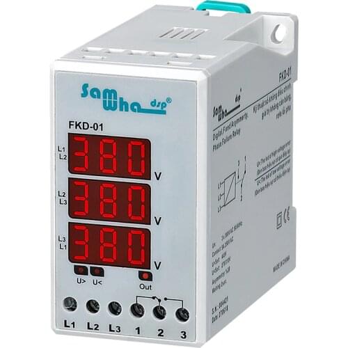 Fixed Phase Asymmetry Overvoltage Undervoltage Digital Protection Relay