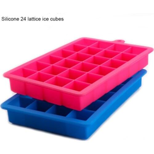 Square Silicone Form for Ice Mold Tray Fruit Popsicle Ice Cream Maker for Wine Kitchen Bar Drinking Accessories