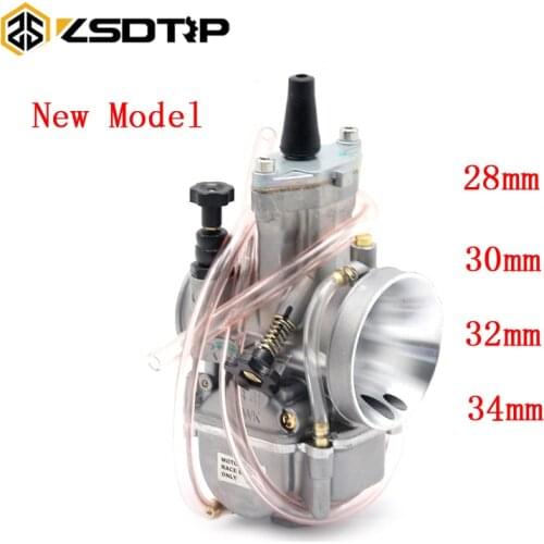 ZSDTRP Modified Keihi PWK 28 30 32 34mm Carburetor Motorcycle 4T Engine Carburador With Power Jet For Honda Yamaha Racing Motor