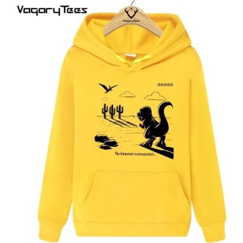 Vagarytees 2021 men Hoodies male Spring&autumn Funny Internet Broken Dinosaur men print dinosaur punk Hip Hop Streetwear