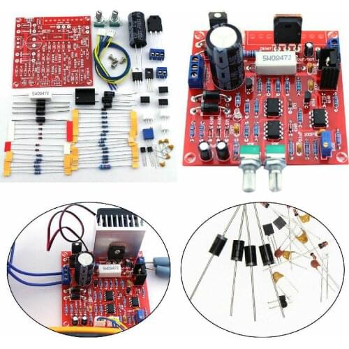 0-30V 2mA-3A Adjustable DC Regulated Power Supply DIY Kit Short Protection(Red Board)