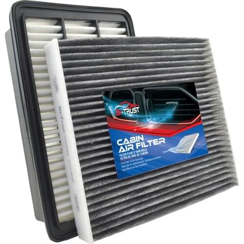 Bi-Trust Engine & Cabin Air Filter replacement for 2007-2009 Hyundai Santa Fe V6 2.7L 3.3L