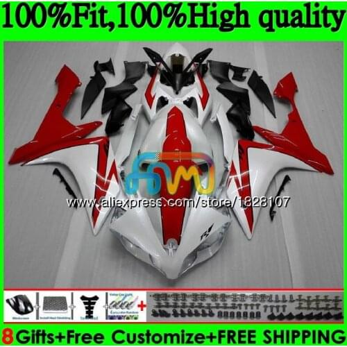 Injection OEM For YAMAHA Pearl White YZF R 1 YZF 1000 YZFR1 07 08 114BS.3 YZF1000 YZF R1 07 YZF-1000 YZF-R1 2007 2008 Fairing