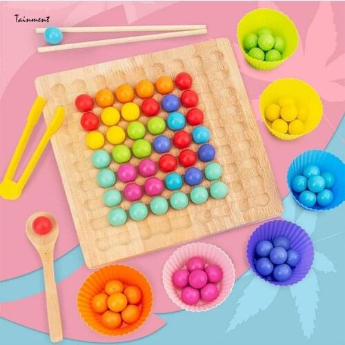 Funny Educational Montessori Wooden Toys for Toddlers,Magnetic Educational Wooden Toys Board Games Matching Game Learning Tools