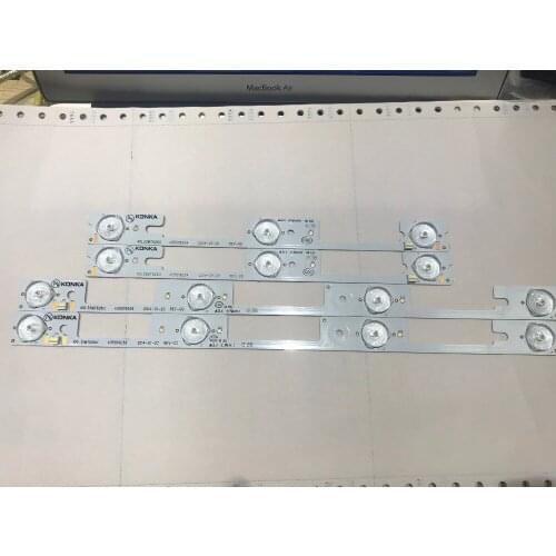 10pcs original for Konka KDL32MT626U 5PCS 4LED&5PCS 3LED 35019055 35019056 light bar 32 inch backlight lamp LED strip 6v