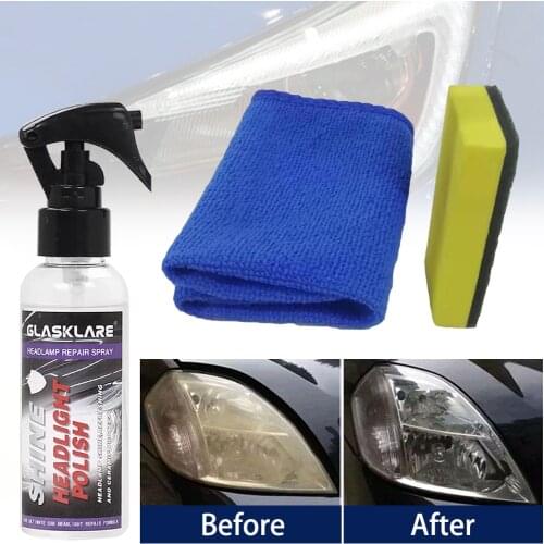 100ML Car polish Len Restoration Kit Headlight Agent Brightening Headlight Repair Lamp Renovation Agent Paint Care Car Styling