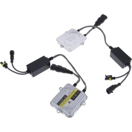 2 Pair 12V 55W Xenon HID Ballast Slim Replacement HID Xenon Cenversion Headlight for HID Conversion Kit