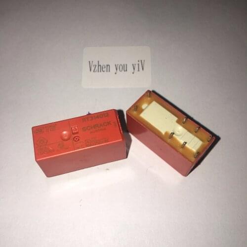 5PCS/Original FOR SCHRACK RT314012 12VDC 16A 250VAC 8 PINS Power Relay