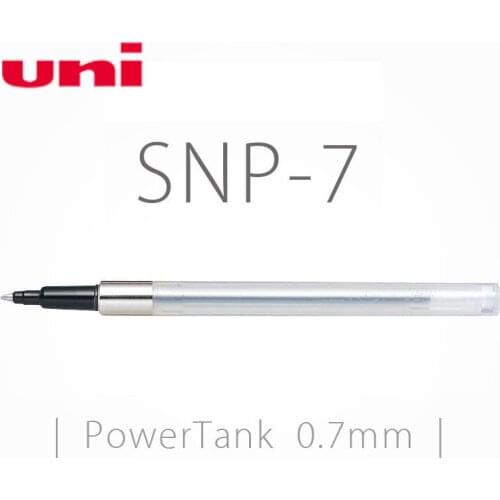 6 Pcs/Lot Uni Power Tank SNP-7 0.7 mm Tip Refill for SN-201PT Retractable Ballpoint Pen