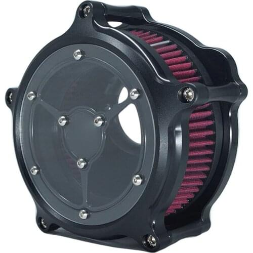 Cnc Air Intake Clarity Filter See Through Cleaner System Kit for Harley Touring Street Glide Touring Road Glide Softail Dyna