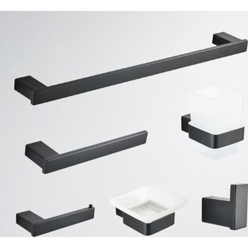 Paper Holders Euro style Bathroom Accessories Stainless Steel Bath Hardware Set Bathroom fitting Towel ring Towel ring WF-610000