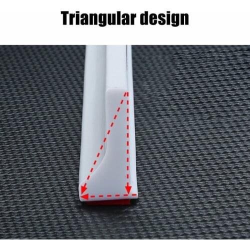 Shower Door Dam Water Stopper Collapsible Shower Threshold Water Barrier for Bathroom Kitchen J2Y