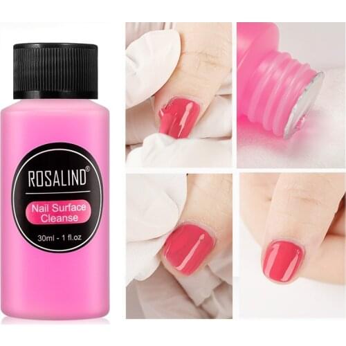 Rosalind nail water agent gel water cleaner Pen wash water unloading nail water 30ml nail shop tool gel nail remover