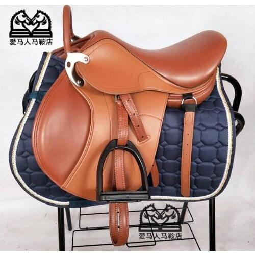 Pony Integrated Double Girth Saddle Riding Coaches Saddle Children Full Range Horse Saddle