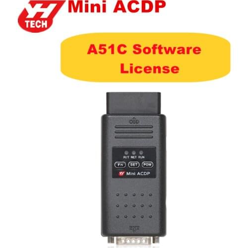 YANHUA Mini ACDP A51C Software License for BMW ECU Clone for N13/N20/N63/S63/N55/B38 without Adapters