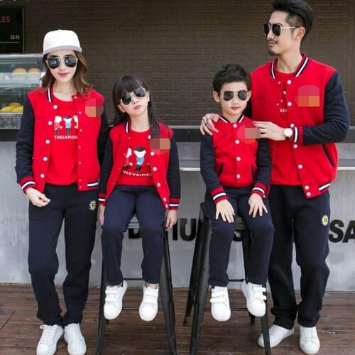 Fasion Daughter Mother Family Matching Clothes Cardigan Jacket Long Sleeve Jacket Coat Outwear Family Look Jacket