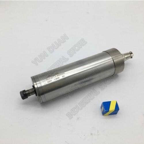 Changsheng 1.2KW 24000RPM-60000RPM 62MM ER11 Water Cooled Spindle Motor 3PH 220V AC CNC engraving Carving Router Woodworking