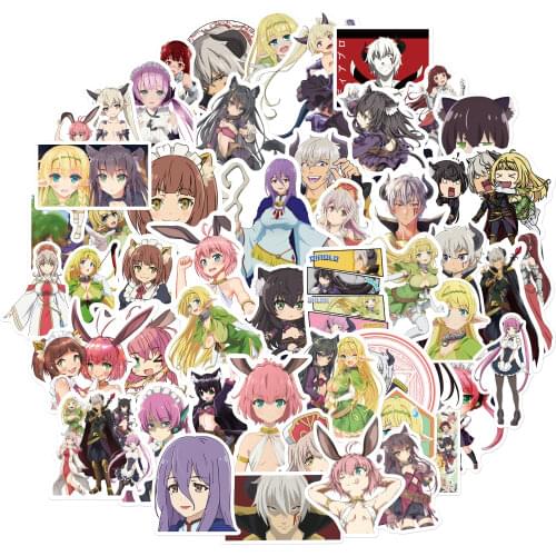 10/50Pcs Anime HOW NOT TO SUMMON A DEMON LORD Sticker For Waterproof Skateboard Guitar Suitcase Laptop Graffiti Kids Toy