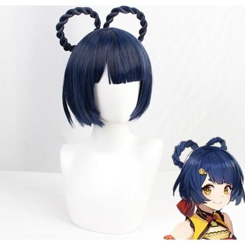 Game Genshin Impact Cosplay Halloween Xianling Cosplay Wig Genshin Impact Xian ling Cosplay Hair