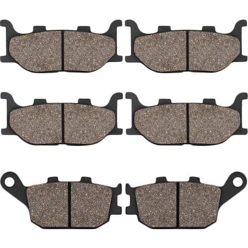 Motorcycle Front Rear Brake Pads for Yamaha FZ6 FZ 6 Fazer 600 2 Piston Caliper 04-07 XJ6 XJ 6 S N F Diversion 600 13-15