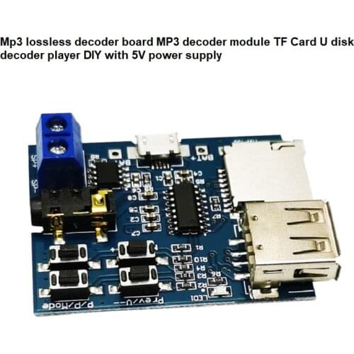 Decode Board For MP3/ Bluetooth 5.0/ Car Speaker/FM /DTMF