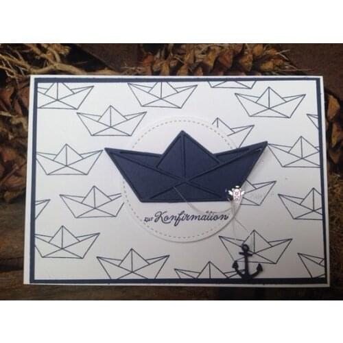 PP Craft metal cutting dies cut die mold Boat hook ship decoration Scrapbook paper craft knife mould blade punch stencils dies