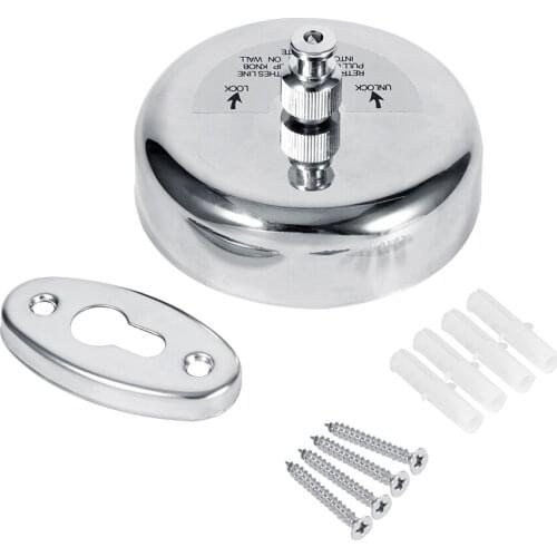 Portable Stainless Steel Retractable Hanger Clothes Line Dryer Indoor Outdoor Laundry Single Clothesline Rack Rope Home