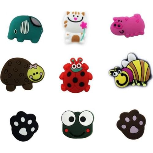 Tennis Racket Shock Absorber Silicone Durable Cartoon Animal Tennis Skirt Vibration Dampeners Tennis Accessories Retail New