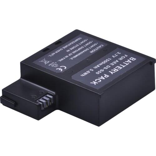 PowerTrust NEW 1x 1500mAh DS-S50 DSS50 S50 Replacement Battery Accu for AEE D33 S50 S51 S60 S71 S70 Camera