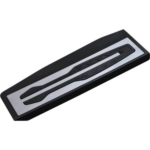 LHD Steel Footrest Dead Pedal Plate Cover Trims For BMW 1 2 3 4 Series M2 M3 M4