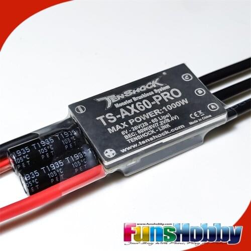 Tenshock TS-AX60-Pro Brushless ESC 60A Electronic Speed Controller Control For RC Model Plane