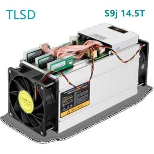 TLSD Used Antminer S9j 14.5T Bitcoin Mining Machine with Power Supply