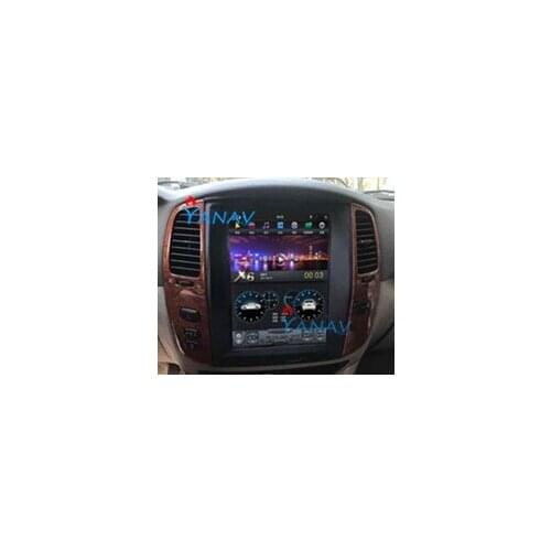 Tesla style Android Vertical Screen For-LEXUS LX470 2004-2006 GPS Navigation DVD Receiver Auto radio carplay car dvd player