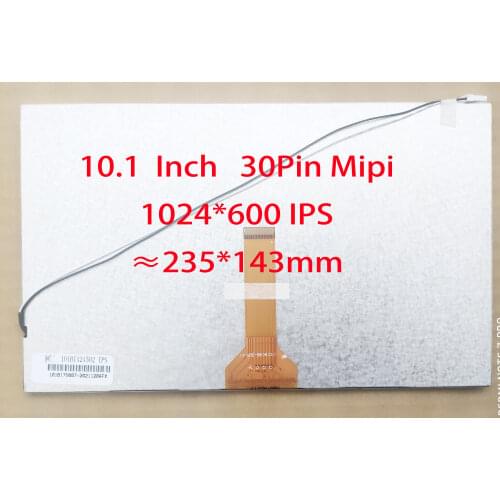 10.1 Inch LCD 30pin 235*143mm Mipi LCD For CAR Radio Carpc Carputer 1024*600