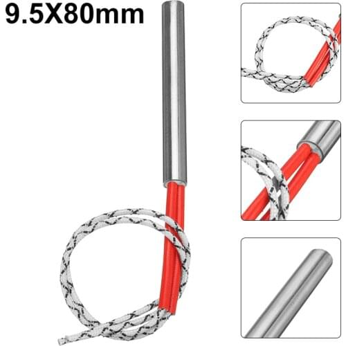 1pc Electric Heating Tube Rod AC 110V 300W High-density Cartridge Mold Heating Element Heater Tubes Fitting 9.5*80mm