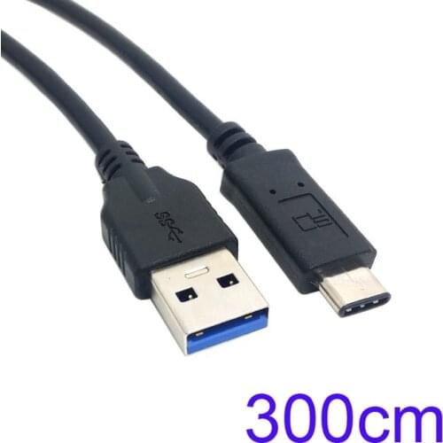 10FT 3M USB 3.0 3.1 Type C Male Connector to Standard Type A Male Data Cable for Nokia N1 Tablet &Mobile Phone For New Macbook