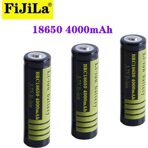 2-20PCS New 3.7V 18650 Battery High Power 4000mah Lithium Batteria Rechargeable Lithium Li Ion Battery For Flashlight Powerbank